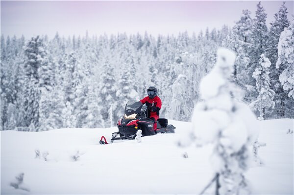 Fast and easy snowmobile safari
